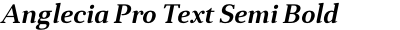 Anglecia Pro Text Semi Bold Italic